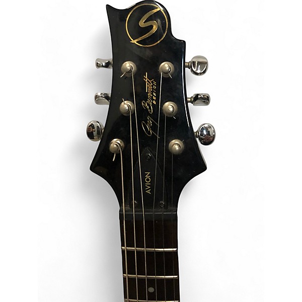 Used Greg Bennett Design by Samick Used Greg Bennett Design by Samick Avion Black Solid Body Electric Guitar