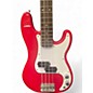 Used Squier Used Squier Mini Precision Bass Red Electric Bass Guitar