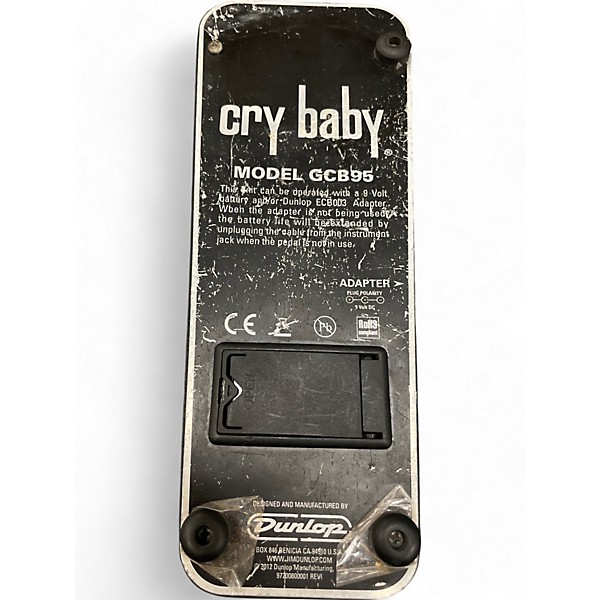 Used Dunlop Used Dunlop GCB95 Original Crybaby Wah Effect Pedal