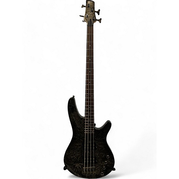 Used Ibanez SRX420 Black and Silver Electric Bass Guitar