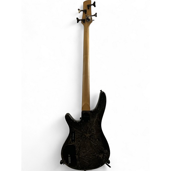 Used Ibanez SRX420 Black and Silver Electric Bass Guitar