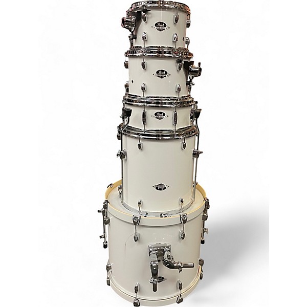 Used Pearl Export White Drum Kit