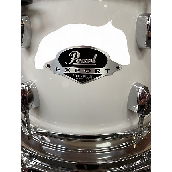 Used Pearl Export White Drum Kit