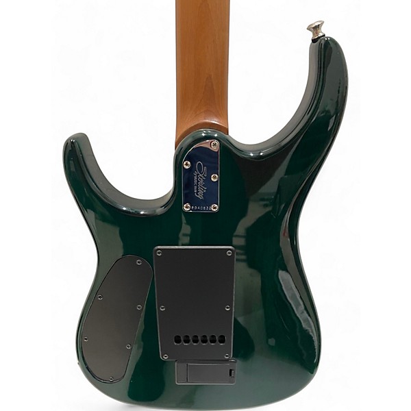 Used Sterling by Music Man Used Sterling by Music Man JP150 Emerald Green Solid Body Electric Guitar