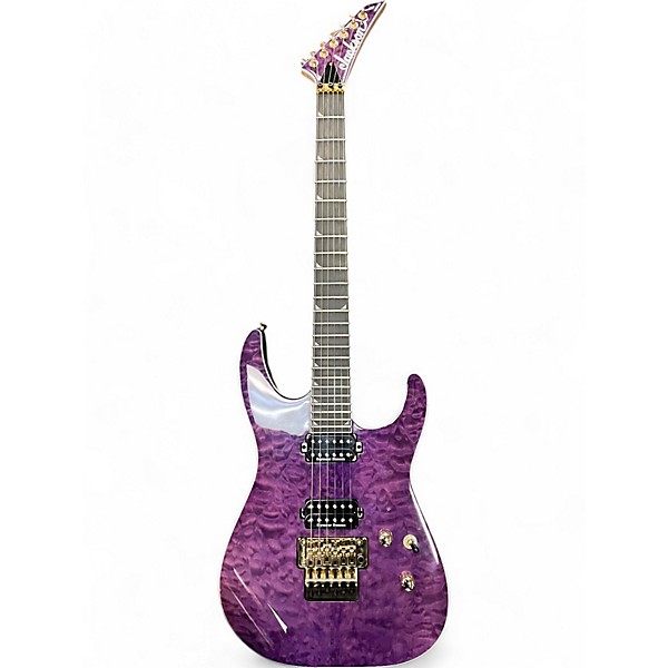 Used Jackson Used Jackson SL2Q Pro Series Soloist Purple Solid Body Electric Guitar