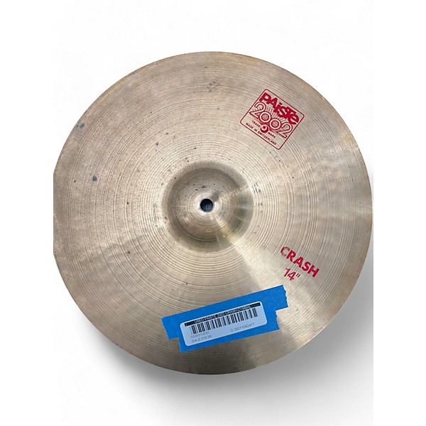 Used Paiste 14in 2002 Crash Cymbal