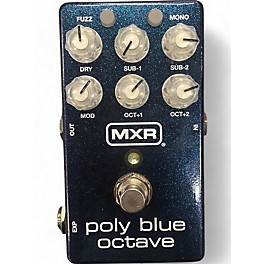 Used MXR Poly Blue Octave Effect Pedal