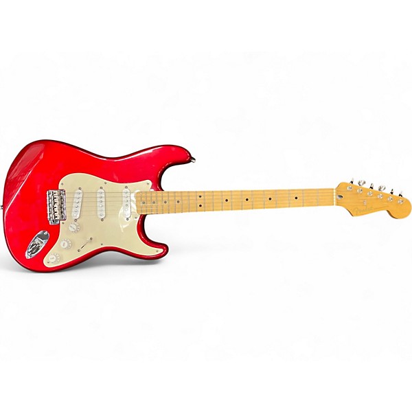 Used Fender Used Fender Standard Stratocaster Cherry Solid Body Electric Guitar