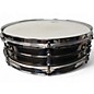 Used Worldmax 14in 4X14 BRASS SNARE Silver Drum thumbnail