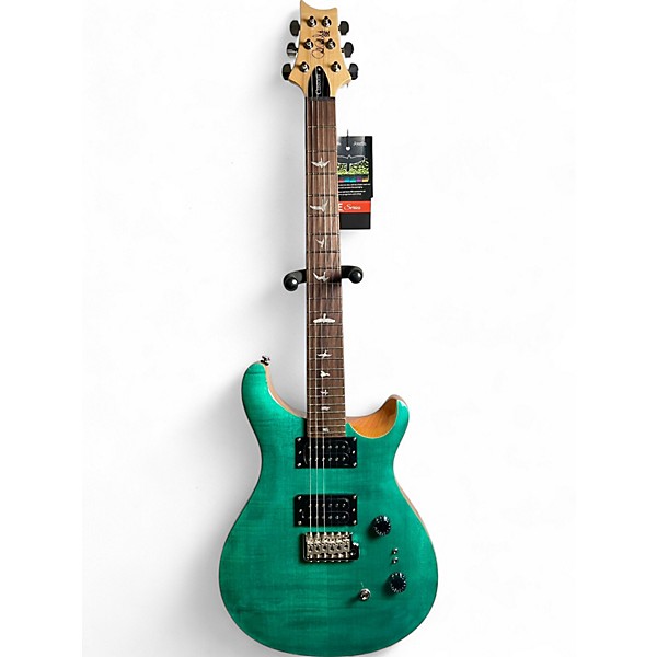 Used PRS Used PRS SE 24 Turquoise Solid Body Electric Guitar