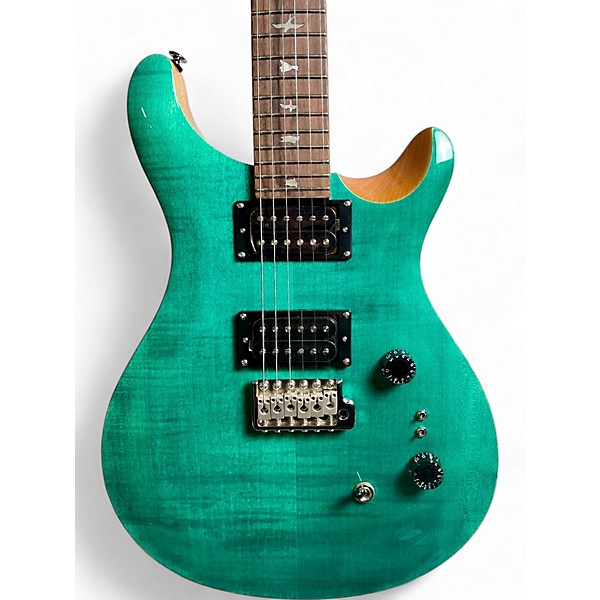 Used PRS Used PRS SE 24 Turquoise Solid Body Electric Guitar