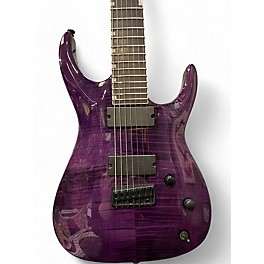 Used ESP LTD SH207 Trans Purple Solid Body Electric Guitar