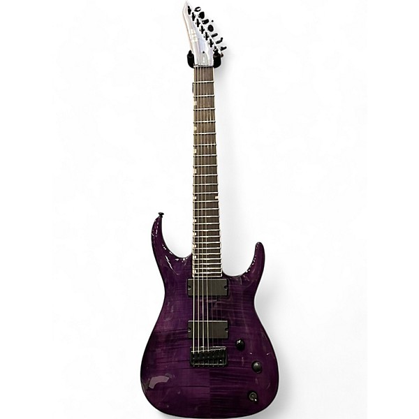 Used ESP LTD SH207 Trans Purple Solid Body Electric Guitar