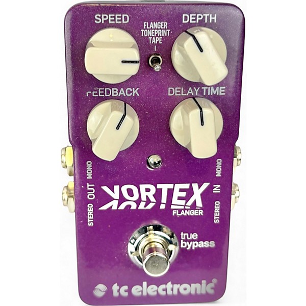 Used TC Electronic Vortex Flanger Effect Pedal