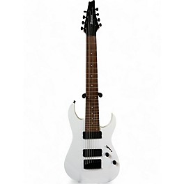 Used Ibanez Used Ibanez RG8 8 String White Solid Body Electric Guitar