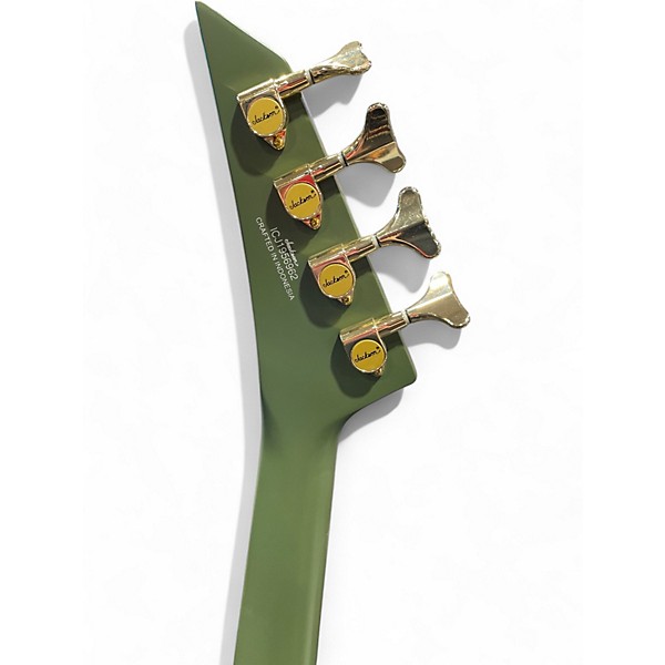 Used Jackson cbxnt iv concert bass military green Electric Bass Guitar