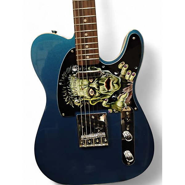 Used Harley Benton Used Harley Benton TV Series TE Lake Placid Blue Solid Body Electric Guitar