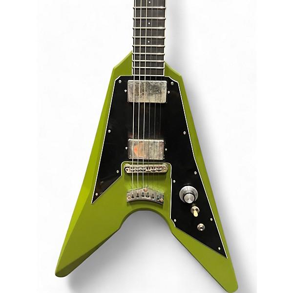 Used Dunable Guitars Asteroid USA Custom Shop Russian Muff Green Solid Body Electric Guitar