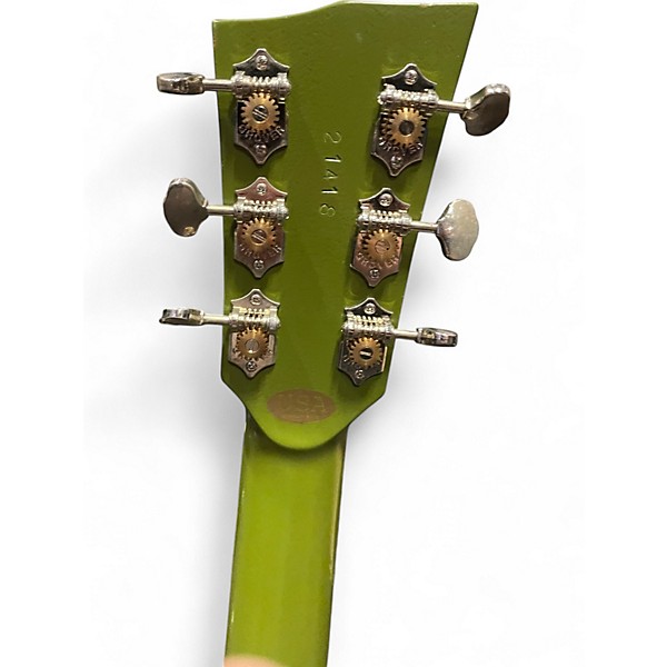 Used Dunable Guitars Asteroid USA Custom Shop Russian Muff Green Solid Body Electric Guitar