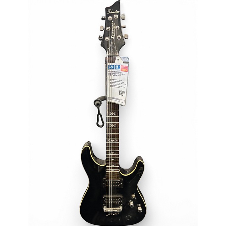 Used Schecter Guitar Research C-1EX Black Solid Body