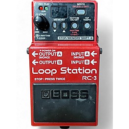 Used BOSS RC3 Loop Station Pedal