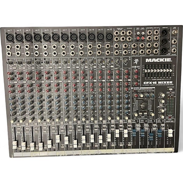 Used Mackie CFX16 MKII Unpowered Mixer