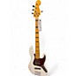 Used 2024 Fender American Ultra Jazz Bass V arctic pearl Electric Bass Guitar thumbnail