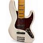 Used 2024 Fender American Ultra Jazz Bass V arctic pearl Electric Bass Guitar