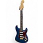 Used Fender Used 2007 Fender Deluxe Players Stratocaster Sapphire Blue Transparent Solid Body Electric Guitar thumbnail