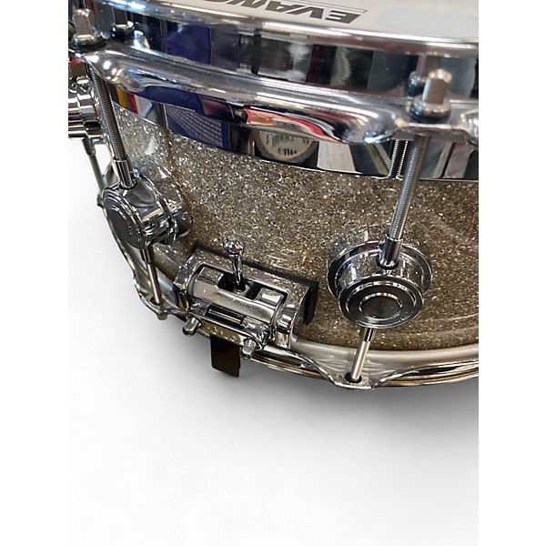 Used DW Used DW 6.5X14 Collector's Series FinishPly Snare Silver Sparkle Drum