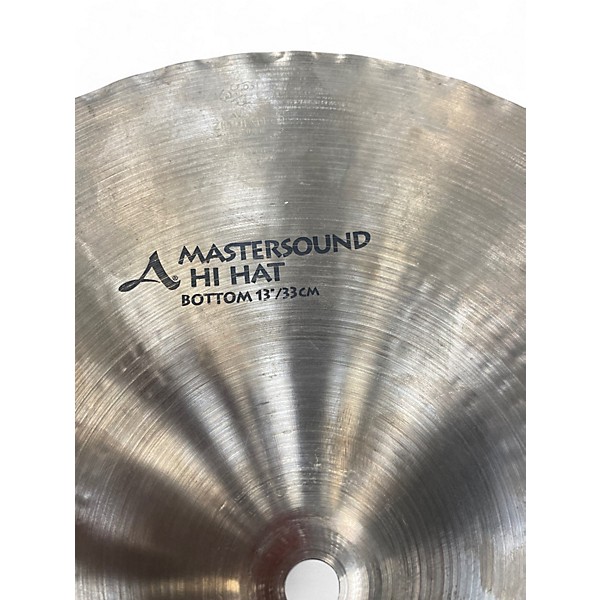 Used Zildjian Used Zildjian 13in A Mastersound Hi Hat Pair Cymbal