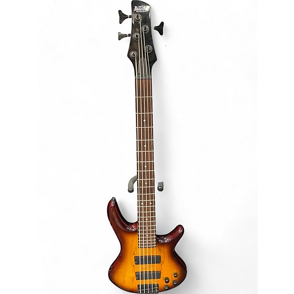 Used Ibanez Used Ibanez GSR205SM Brown Sunburst Electric Bass Guitar