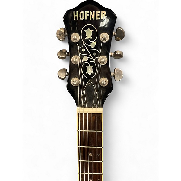 Used Hofner Used Hofner colorama black Solid Body Electric Guitar