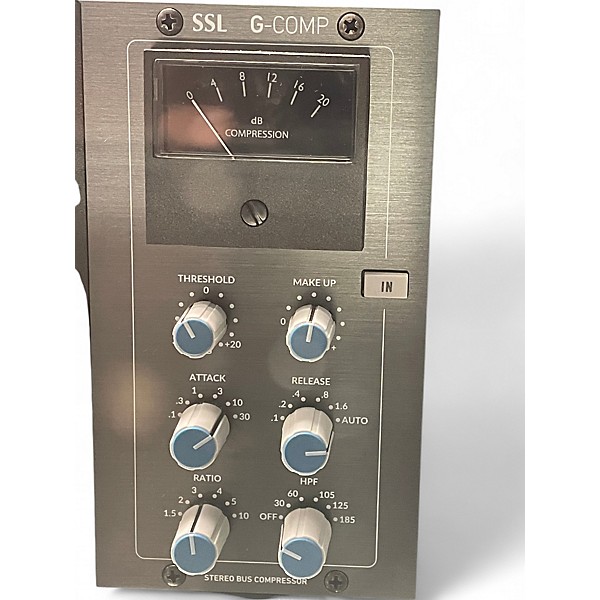 Used Solid State Logic Stereo Bus Compressor 500 Series Rack Equipment