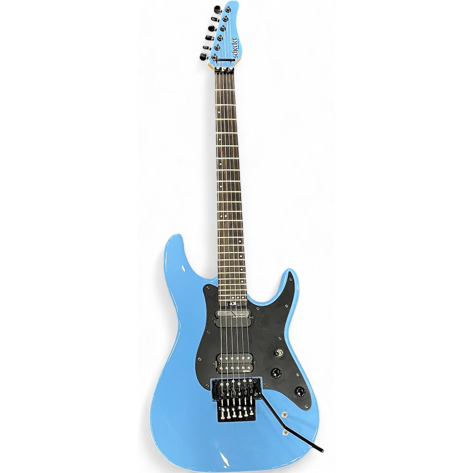 Used Schecter Guitar Research Sun Valley SS Blue Solid Body