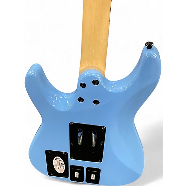 Used Schecter Guitar Research Sun Valley SS Blue Solid Body Electric Guitar