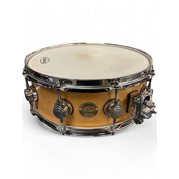 Used 2006 DW 5X14 Collector's Series Maple Snare Natural Drum