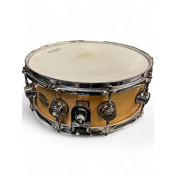 Used 2006 DW 5X14 Collector's Series Maple Snare Natural Drum
