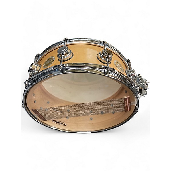 Used 2006 DW 5X14 Collector's Series Maple Snare Natural Drum