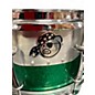 Used Pork Pie 14X6.5 ALUMINUM MAPLE Green Drum