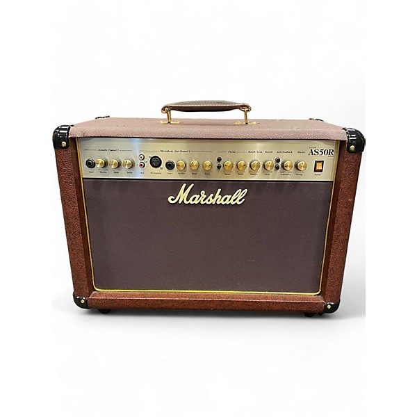 Used Marshall Used Marshall AS50R 50W 2X8 Acoustic Guitar Combo Amp