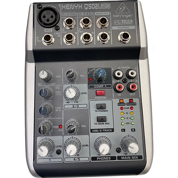 Used Behringer Used Behringer Xenyx Q502USB Unpowered Mixer