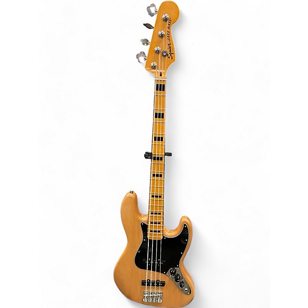 Used Squier Used Squier Classic Vibe 70s Jazz Bass Natural Electric Bass Guitar