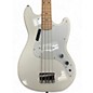 Used Squier Used Squier Bronco White Electric Bass Guitar