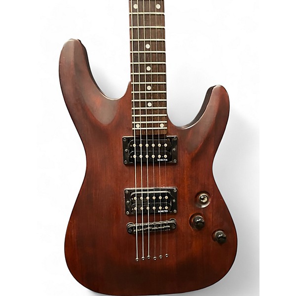 Used Schecter Guitar Research Used Schecter Guitar Research Omen 6 Walnut Solid Body Electric Guitar