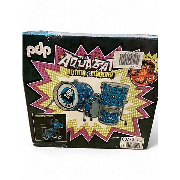 Used PDP by DW Used PDP by DW Aquabats shell pack Custom Graphic Drum Kit