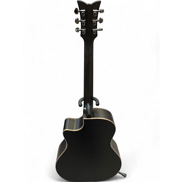 Used Schecter Guitar Research Used Schecter Guitar Research Orleans Studio See-Thru Black Acoustic Electric Guitar