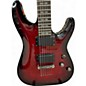 Used Schecter Guitar Research Used Schecter Guitar Research Demon 6 Crimson Red Burst Solid Body Electric Guitar