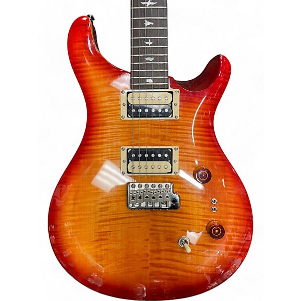 Used PRS Used PRS SE Custom 24 Cherry Sunburst Solid Body Electric Guitar