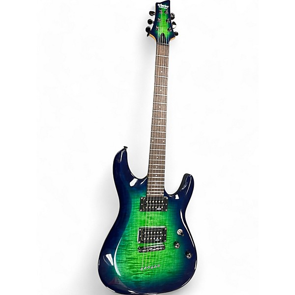 Used Schecter Guitar Research Used Schecter Guitar Research C6 ELITE TRANS GREEN BURST Solid Body Electric Guitar